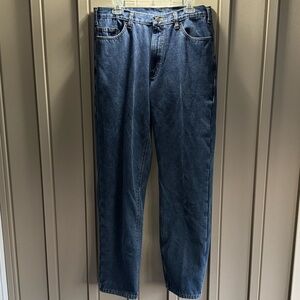Rural King Classic Blue Fleece Lined Jeans size 36x34